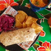 Vegan Burrito at La Taqueria - Kreis 4 in Zurich