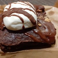 Smores brownie at Punk Vegan in Leeds