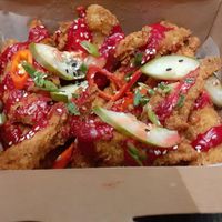 Korean wings at Punk Vegan in Leeds