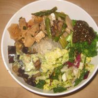 Lunch bowl at Tushita in Munich