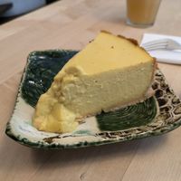 Mango cheesecake at Tushita in Munich