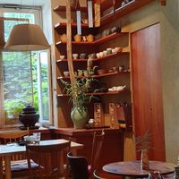 The interior at Tushita in Munich