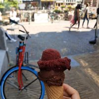 Blueberry and chocolate at Venezia  in Utrecht