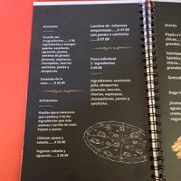 Menú   at Ganesh in Guadalajara