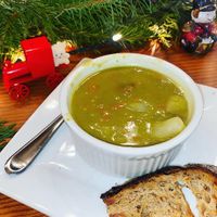 Split Pea Soup at Gathering Grounds in Roseburg