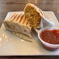 Tofu Scramble Burrito  at Gathering Grounds in Roseburg