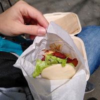 Vegan BBQ Pork at Spring Cafe in New York City