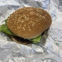Burger   at Spring Cafe in New York City