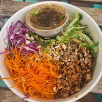 Noodle salad at Spring Cafe in New York City