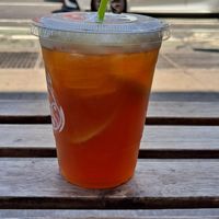 Lemon Iced Tea at Spring Cafe in New York City