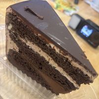 Death by Chocolate cake   at Spring Cafe in New York City