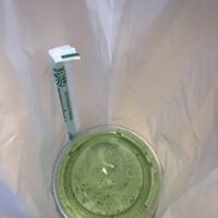 Healthy fresh juice   at Spring Cafe in New York City