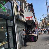 Chinatown street on which Spring Cafe is found at Spring Cafe in New York City