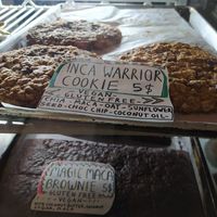 Vegan cookie at Abracadabra Magic Deli in Brooklyn