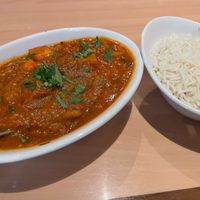 Bengan Bartha and Rice at Tandoor Indian Bistro in Clarksville
