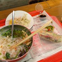 Pho chai, fresh rolls at Lao Lee in Moscow