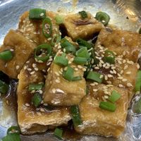 Tofu in soy sauce at Lao Lee in Moscow