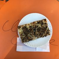 Vegan truffle oil mushroom slice at My Pie Pizzeria Romana - 72nd in New York City