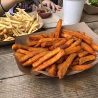 2 kinds of fries at The Cocinita in Miami