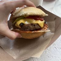 Yummy burger  at The Cocinita in Miami