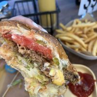 goody burger (beyond meat patty and vegan cheese)  at The Cocinita in Miami