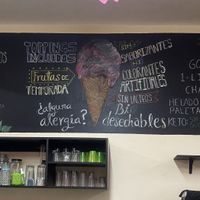 Menu board at Glotonería in Oaxaca