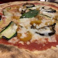 VG pizza  at Terra Rossa in North London