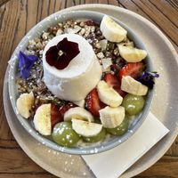 looks pretty but tastes nasty:(  at Beach Cafe   in Seaford