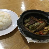 Eggplant stew with ginger  at Hoa Sen in Phan Thiet