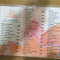 Menu side 2 at Hoa Sen in Phan Thiet