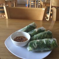 Fresh spring rolls  at Hoa Sen in Phan Thiet