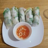 Fresh spring rolls at Hoa Sen in Phan Thiet