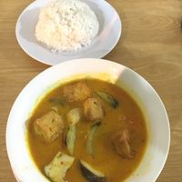 Vegetable Curry with rice (25,000 VND) at Hoa Sen in Phan Thiet