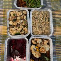 Various vegan sides to go at Zinc Cafe and Market in Laguna Beach