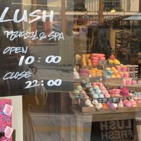 Long hours!  at LUSH - Yongsan in Seoul