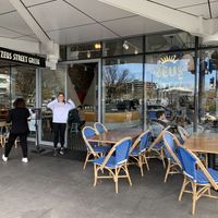 Outside  at Zeus Street Greek in Canberra