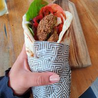 Cousin Nikki at Zeus Street Greek in Canberra