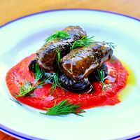 Dolmades at Zeus Street Greek in Cannington