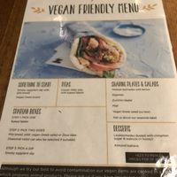Vegan menu at Zeus Street Greek in Cannington