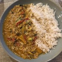 Thai curry  at Veggies in Tirana
