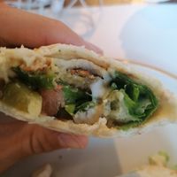 Fallafel wrap at Veggies in Tirana