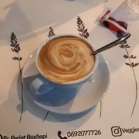 Vegan coffee at Veggies in Tirana