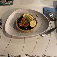Vegan chockolate cake  at Veggies in Tirana
