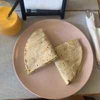 Quacamole quesdillas  at Veggies in Tirana