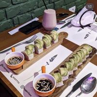 Vegan sushi  at Veggies in Tirana