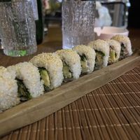 Sushi with trufflw  at Veggies in Tirana