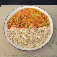 Thai curry at Veggies in Tirana
