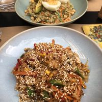 Vegetarian and vegan dish  at Veggies in Tirana