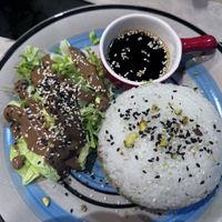 Sushi burger   at Veggies in Tirana