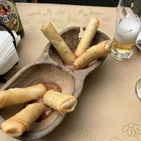 Spring rolls  at Veggies in Tirana